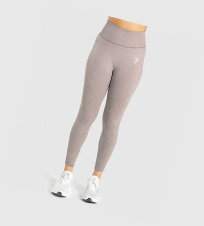 Gymshark Vital Rise Seamless High Waisted Naisten Leggingsit Harmaat Ruskea | WCDEFT769