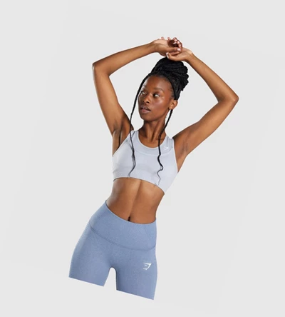 Gymshark Vital Rise Seamless Naisten Urheiluliivit Vaaleanharmaat | YZBAUW789