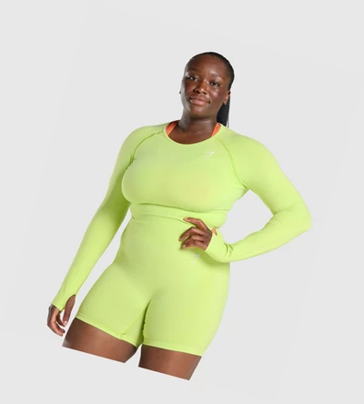 Gymshark Vital Seamless 2.0 Crop Top Naisten T Paidat Keltainen | AGCUSW681