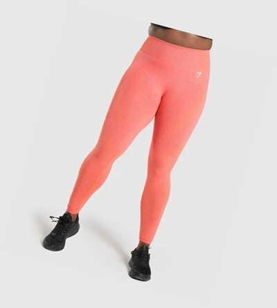 Gymshark Vital Seamless 2.0 High Waisted Naisten Leggingsit Oranssi | QKLCVS508