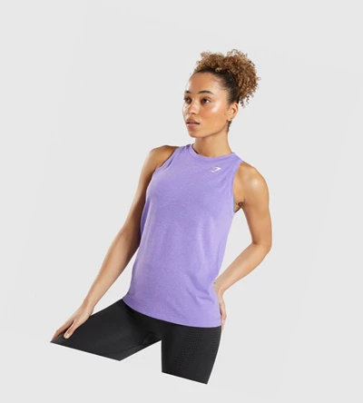Gymshark Vital Seamless 2.0 Light Naisten Hihaton Paita Vaaleanvioletit | CMVEBL517