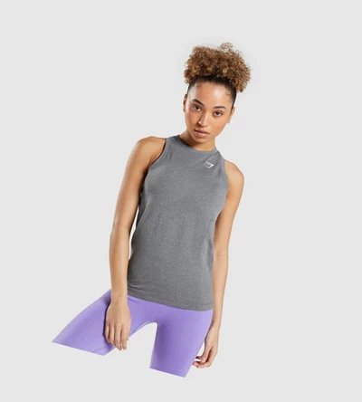 Gymshark Vital Seamless 2.0 Light Naisten Hihaton Paita Harmaat | YEHACP982