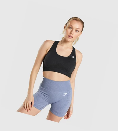 Gymshark Vital Seamless 2.0 Naisten Urheiluliivit Mustat | UXISOE543