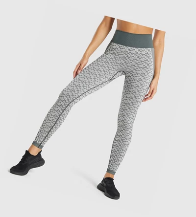 Gymshark WTFlex Seamless High Waisted Naisten Leggingsit Harmaat | GKLRHY035