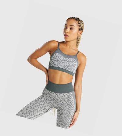 Gymshark WTFlex Seamless Strappy Naisten Urheiluliivit Harmaat | KSBYJH982