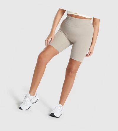 Gymshark Whitney Cycling Naisten Shortsit Valkoinen | WAKOEX617