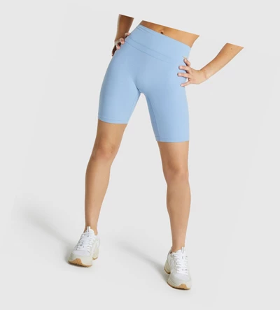 Gymshark Whitney Cycling Naisten Shortsit Sininen | WFIRMN329