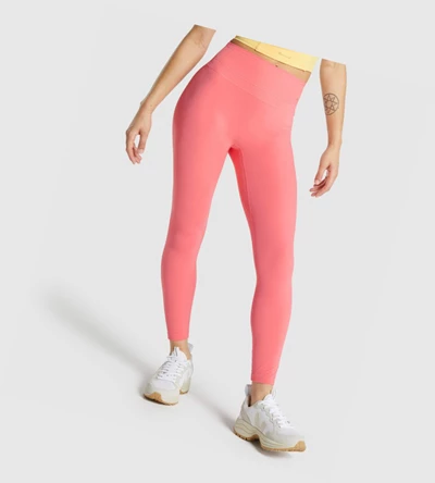 Gymshark Whitney High Rise High Waisted Naisten Leggingsit Pinkki | TYHBJS724