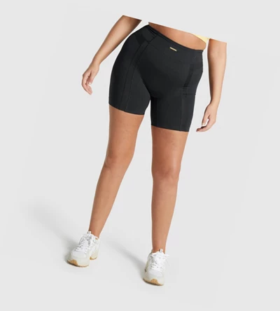 Gymshark Whitney Mesh Naisten Shortsit Mustat | UQGDPA497
