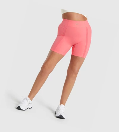 Gymshark Whitney Mesh Naisten Shortsit Pinkki | ZLCNGM348
