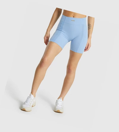Gymshark Whitney Mesh Naisten Shortsit Sininen | IPQJAB826