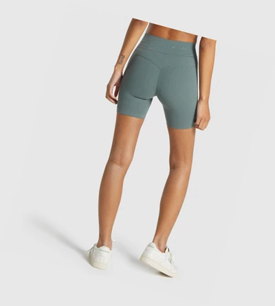 Gymshark Whitney Mesh Naisten Shortsit Vihreä | XLBPOK672