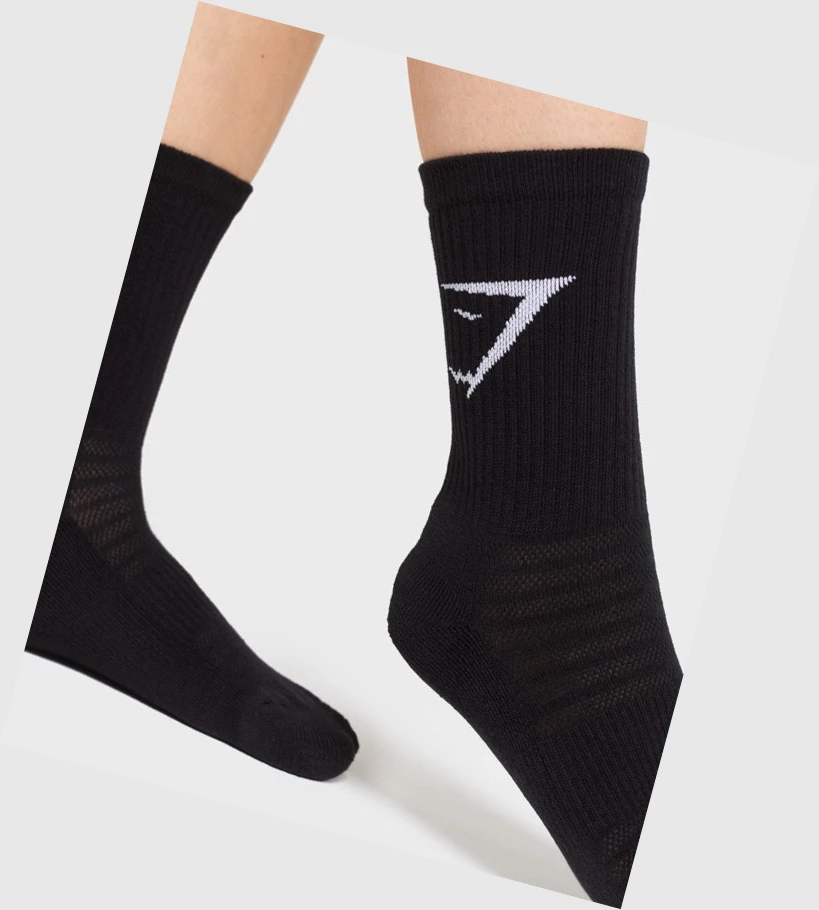 Gymshark 3pk Miesten Sukat Mustat | SXQIOD459