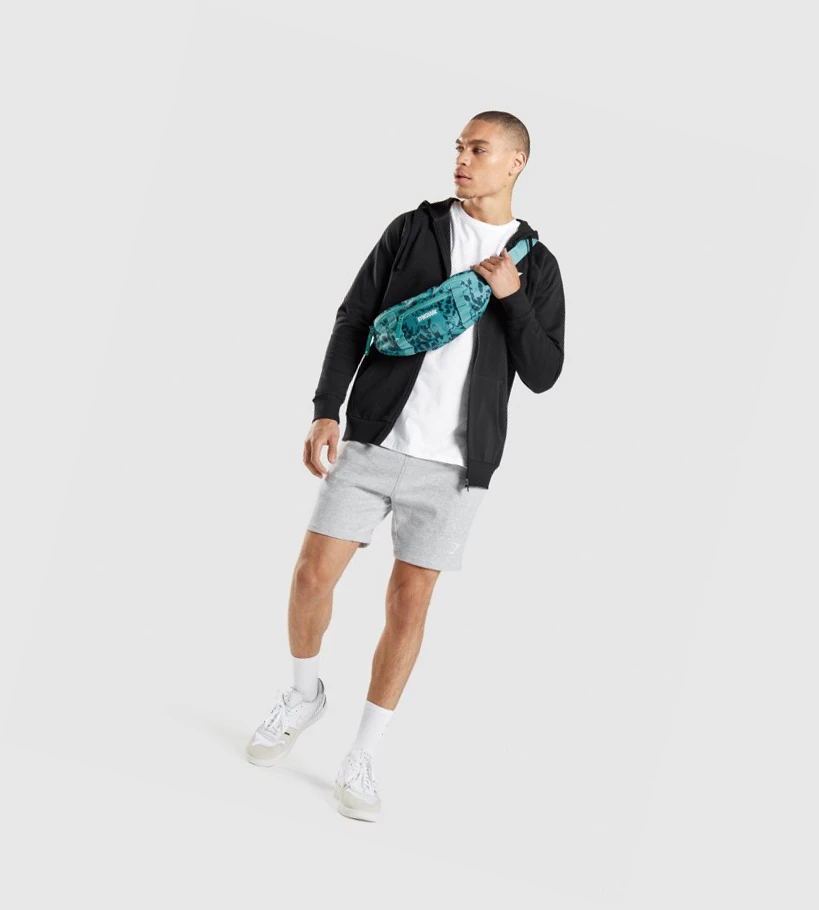 Gymshark Adapt Animal Graafinen Sling Miesten Laukku & Reppu Turkoosi | KTMEAY257