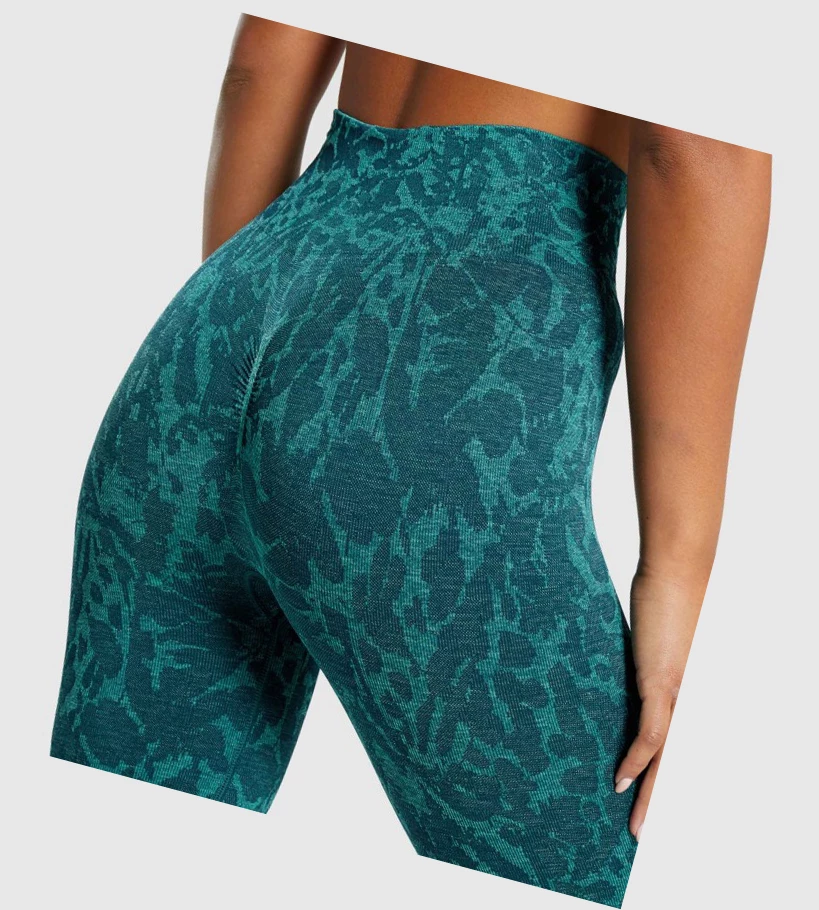 Gymshark Adapt Animal Seamless Cycling Naisten Shortsit Turkoosi | EIYAUO594