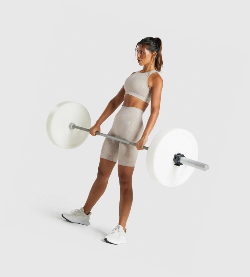 Gymshark Adapt Animal Seamless Cycling Naisten Shortsit Harmaat | YJLTDC217