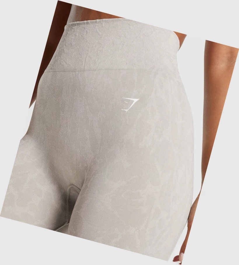 Gymshark Adapt Animal Seamless Cycling Naisten Shortsit Harmaat | YJLTDC217