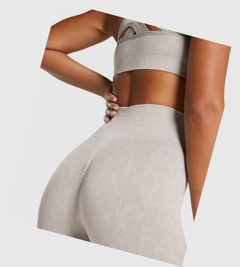 Gymshark Adapt Animal Seamless Cycling Naisten Shortsit Harmaat | YJLTDC217