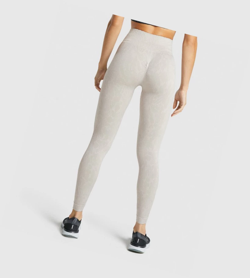 Gymshark Adapt Animal Seamless High Waisted Naisten Leggingsit Harmaat | HLWBER149