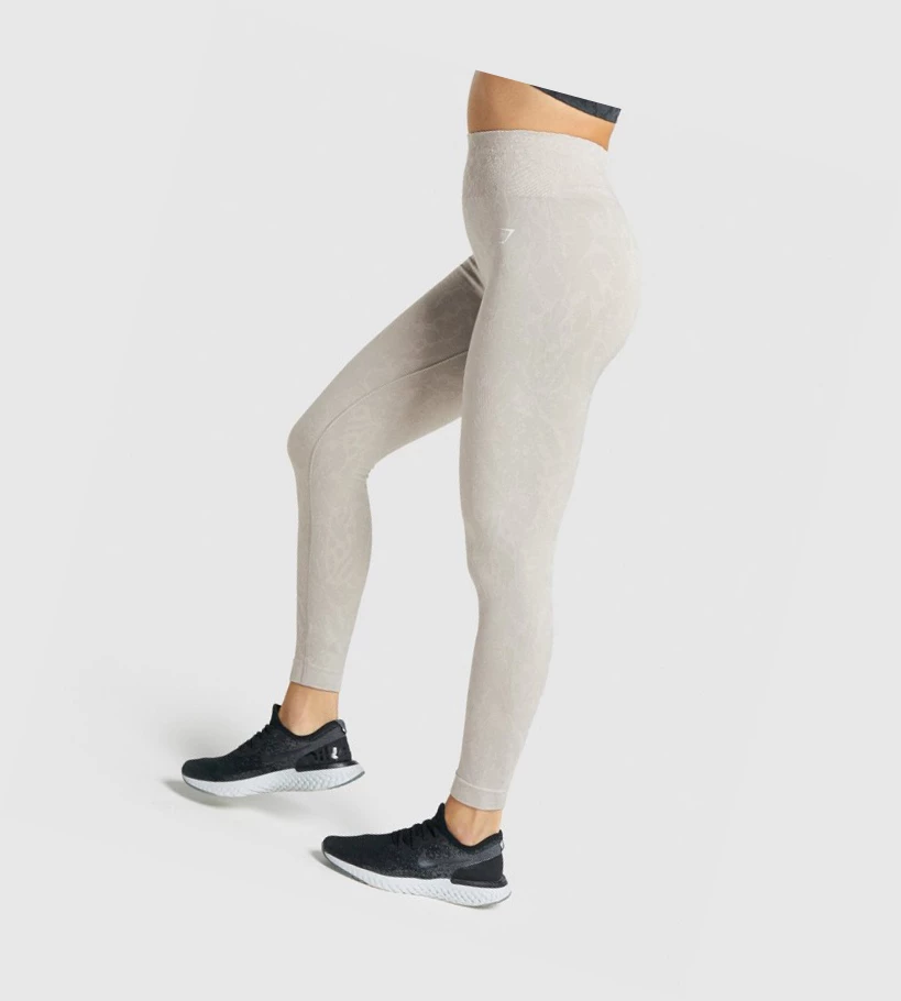 Gymshark Adapt Animal Seamless High Waisted Naisten Leggingsit Harmaat | HLWBER149