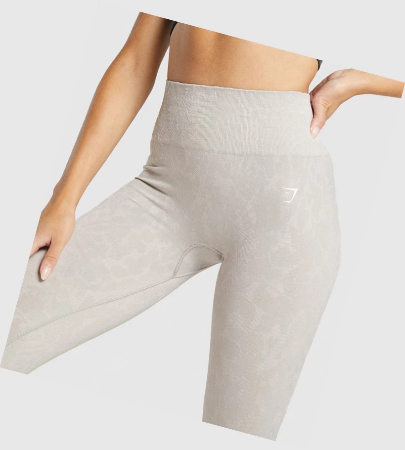 Gymshark Adapt Animal Seamless High Waisted Naisten Leggingsit Harmaat | HLWBER149