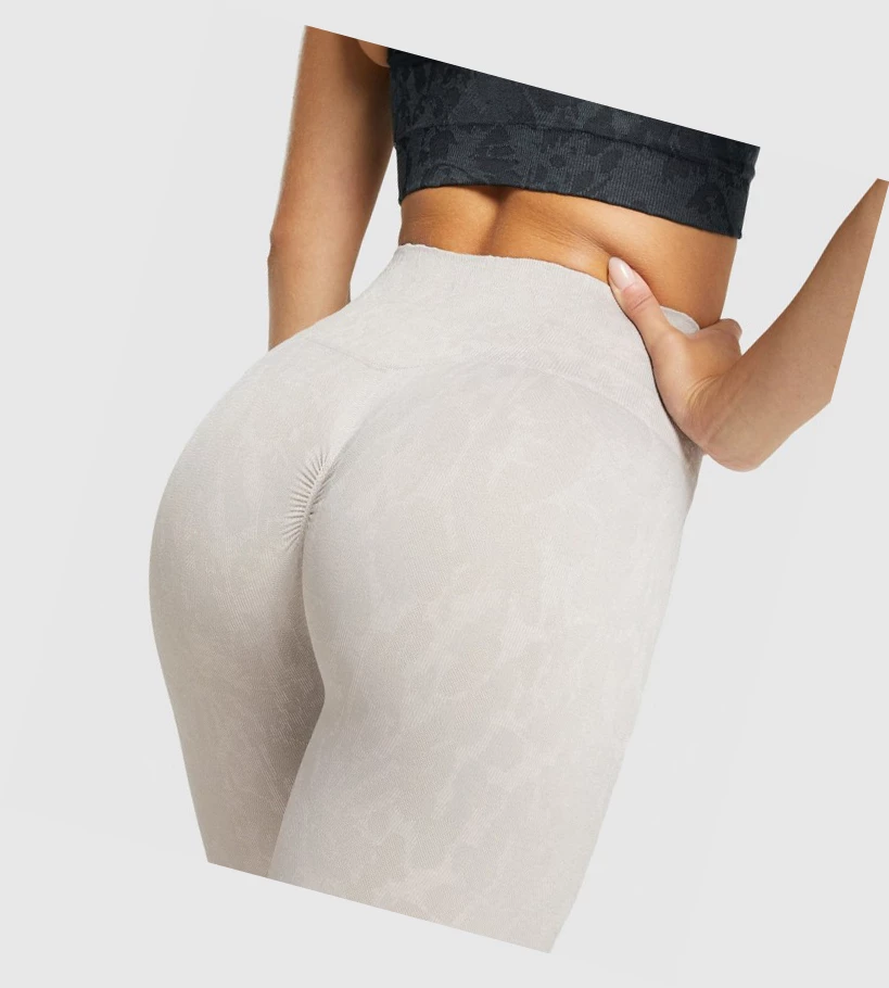Gymshark Adapt Animal Seamless High Waisted Naisten Leggingsit Harmaat | HLWBER149