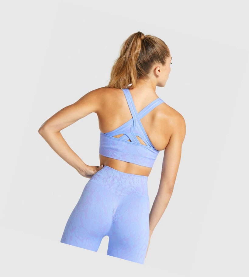 Gymshark Adapt Animal Seamless Naisten Urheiluliivit Vaaleansininen | ILKHJY492