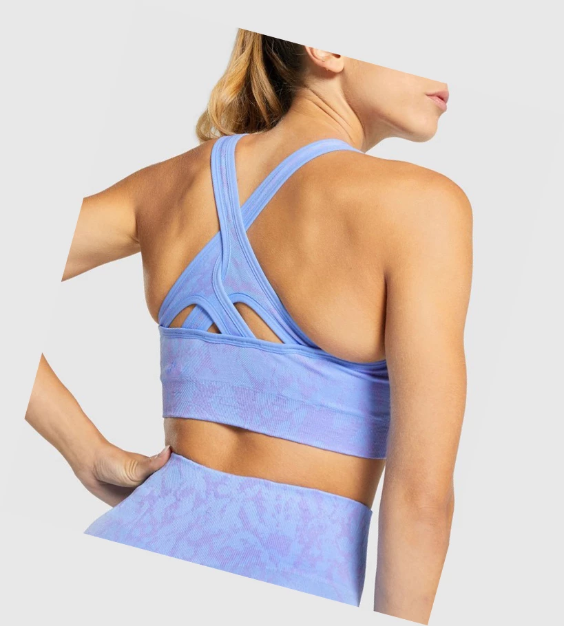 Gymshark Adapt Animal Seamless Naisten Urheiluliivit Vaaleansininen | ILKHJY492