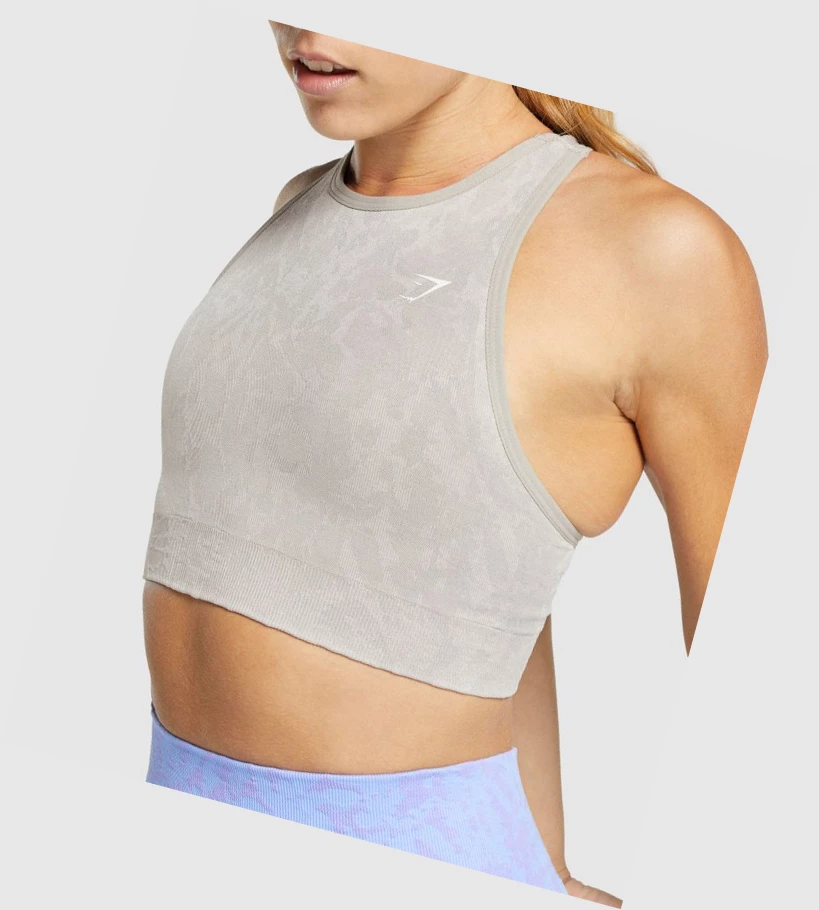 Gymshark Adapt Animal Seamless Naisten Urheiluliivit Harmaat | MERGNL814