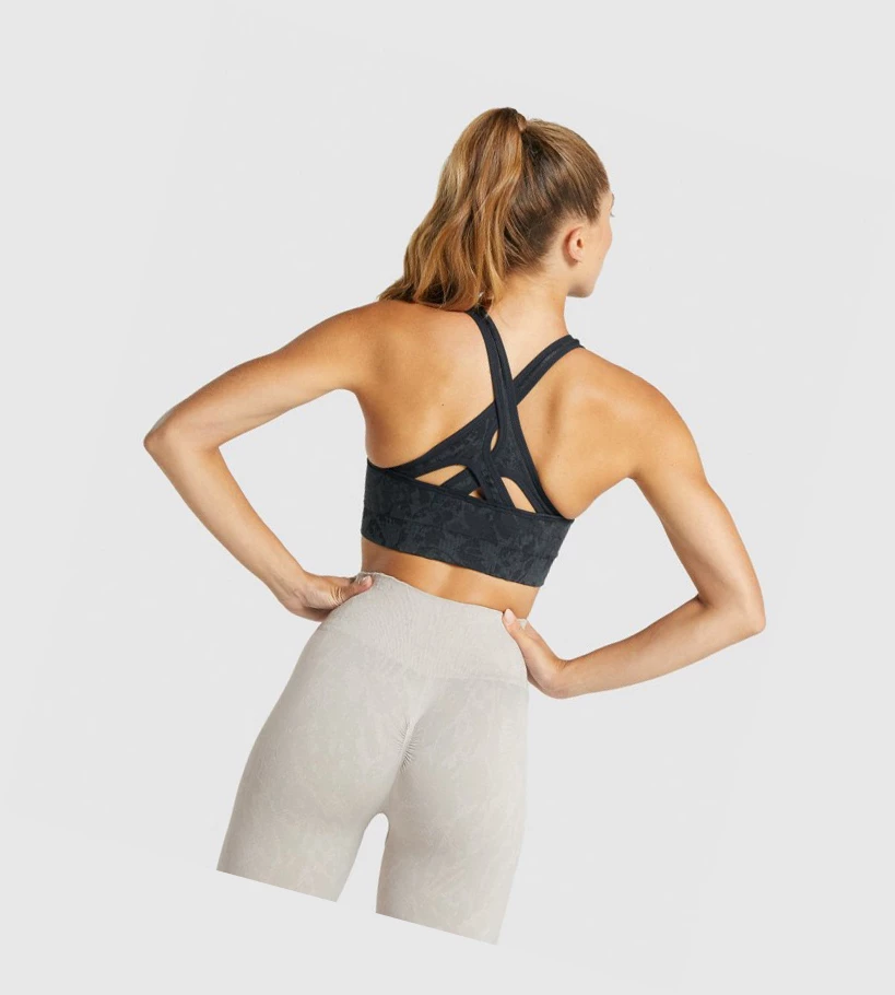 Gymshark Adapt Animal Seamless Naisten Urheiluliivit Mustat | NFDKCB039