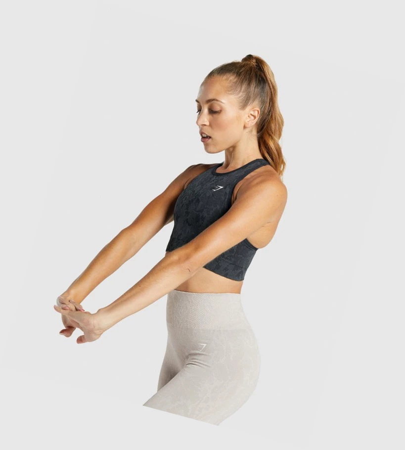 Gymshark Adapt Animal Seamless Naisten Urheiluliivit Mustat | NFDKCB039
