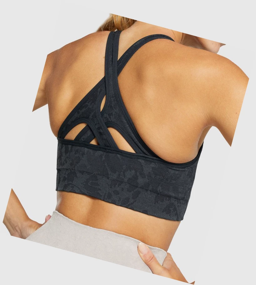 Gymshark Adapt Animal Seamless Naisten Urheiluliivit Mustat | NFDKCB039