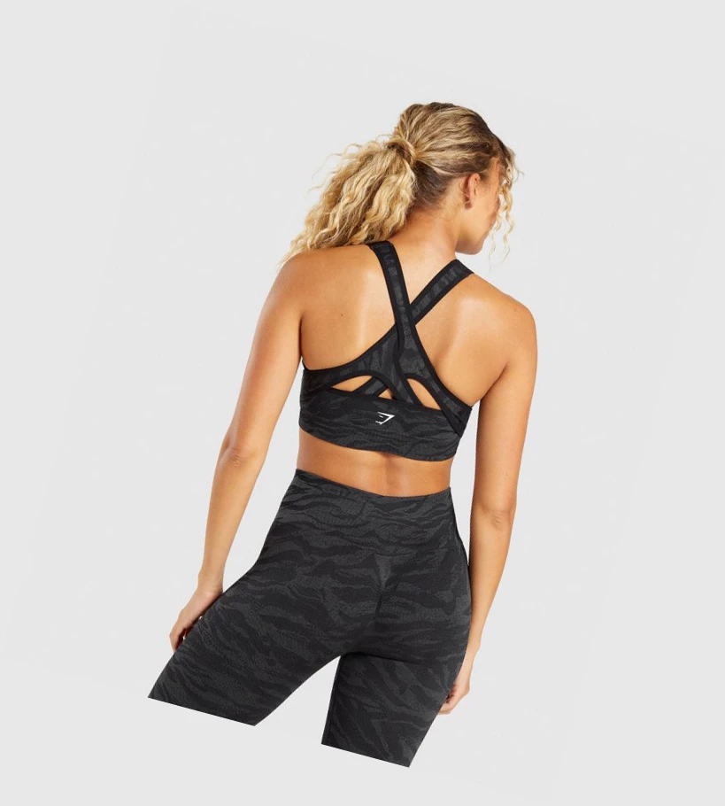 Gymshark Adapt Animal Seamless Naisten Urheiluliivit Mustat | NUSCRA045
