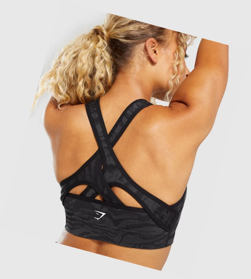 Gymshark Adapt Animal Seamless Naisten Urheiluliivit Mustat | NUSCRA045
