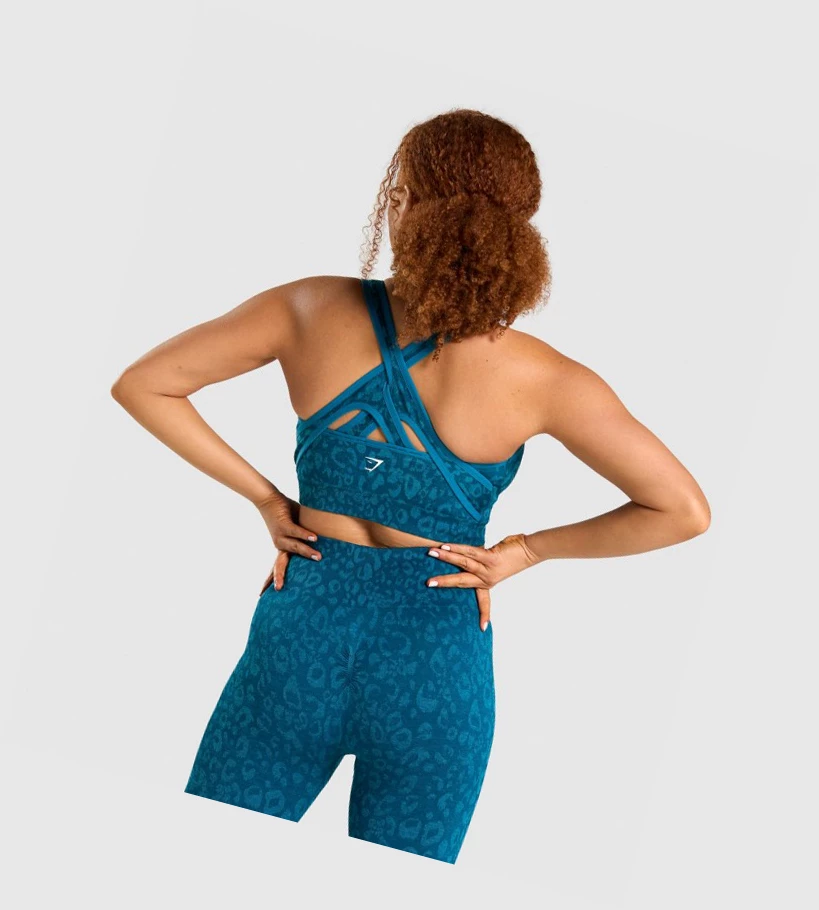 Gymshark Adapt Animal Seamless Naisten Urheiluliivit Turkoosi | UTYVCM820