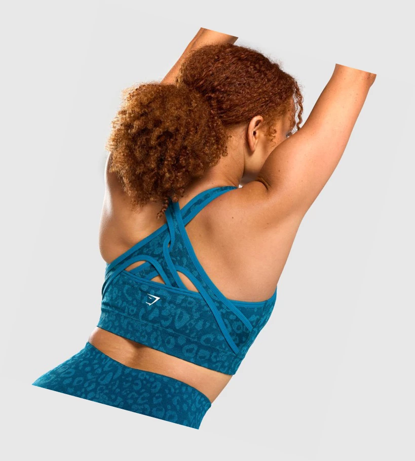 Gymshark Adapt Animal Seamless Naisten Urheiluliivit Turkoosi | UTYVCM820