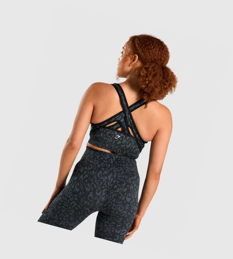 Gymshark Adapt Animal Seamless Naisten Urheiluliivit Mustat | XCVOLE256
