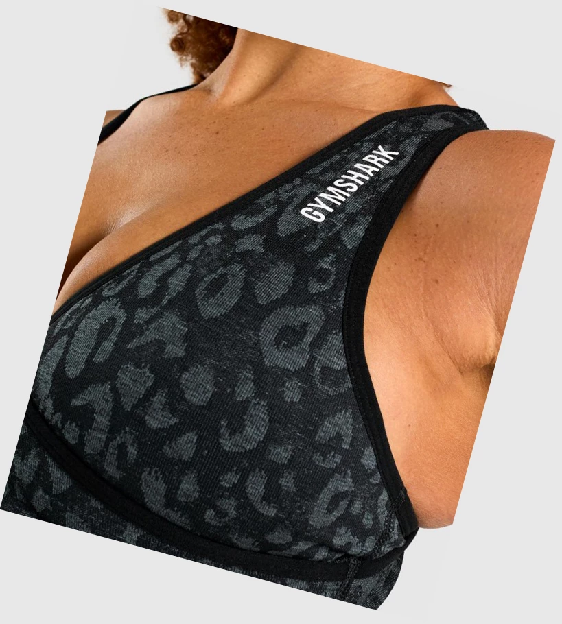 Gymshark Adapt Animal Seamless Naisten Urheiluliivit Mustat | XCVOLE256