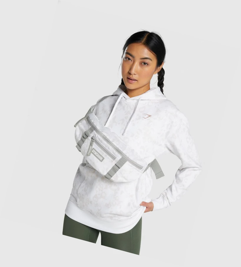 Gymshark Adapt Animal Sling Miesten Laukku & Reppu Valkoinen Kerma | ZUCETF164