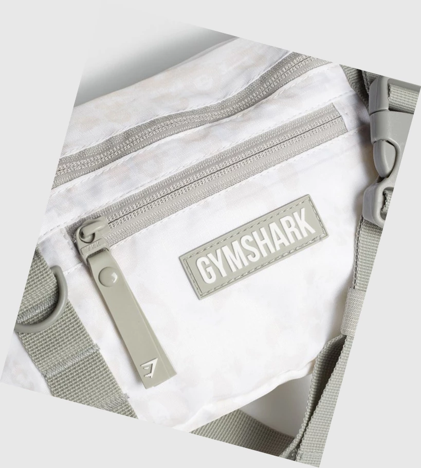 Gymshark Adapt Animal Sling Miesten Laukku & Reppu Valkoinen Kerma | ZUCETF164