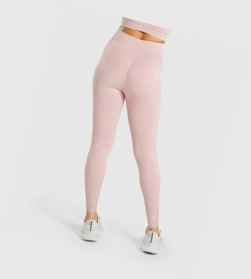 Gymshark Adapt Camo Seamless High Waisted Naisten Leggingsit Vaaleanpinkki | DIXCUM692
