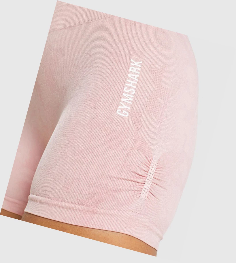 Gymshark Adapt Camo Seamless Naisten Shortsit Vaaleanpinkki | IPBLOR785