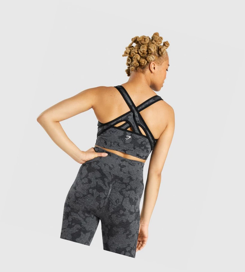 Gymshark Adapt Camo Seamless Naisten Urheiluliivit Mustat | AQSOXE745