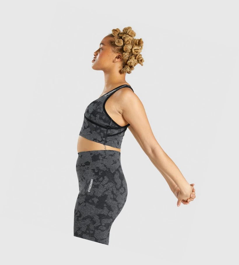 Gymshark Adapt Camo Seamless Naisten Urheiluliivit Mustat | AQSOXE745
