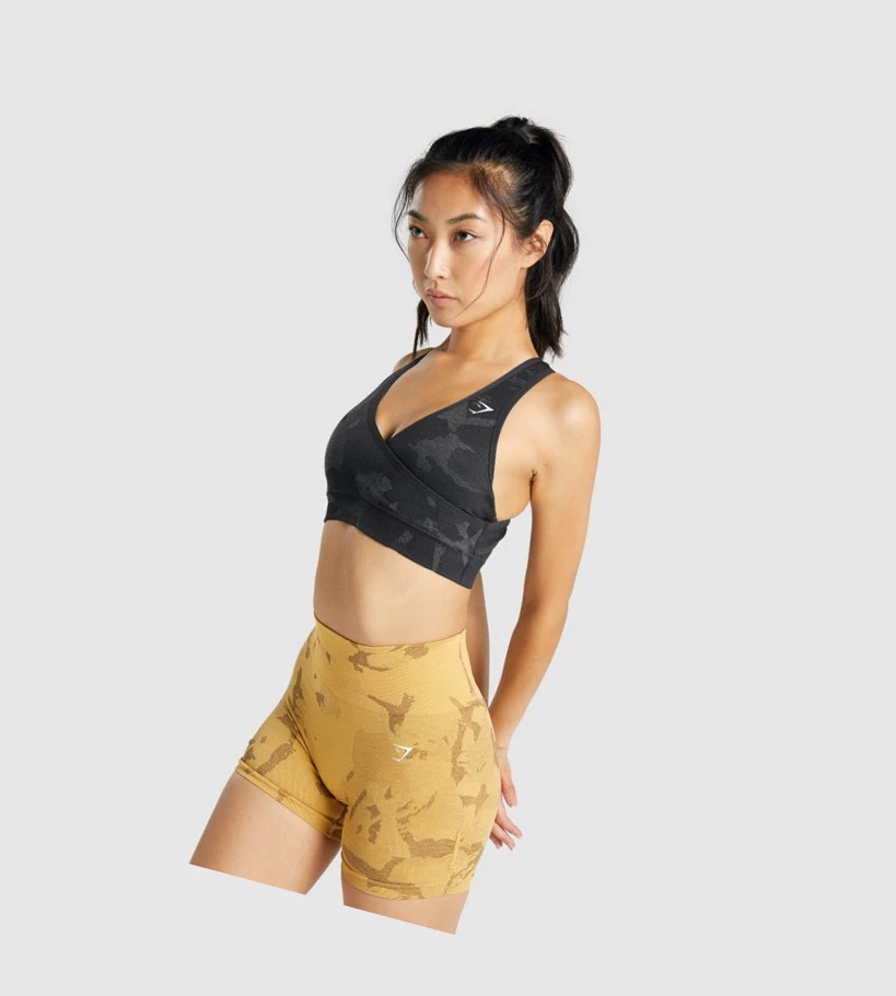 Gymshark Adapt Camo Seamless Naisten Urheiluliivit Mustat | FWXTZB825