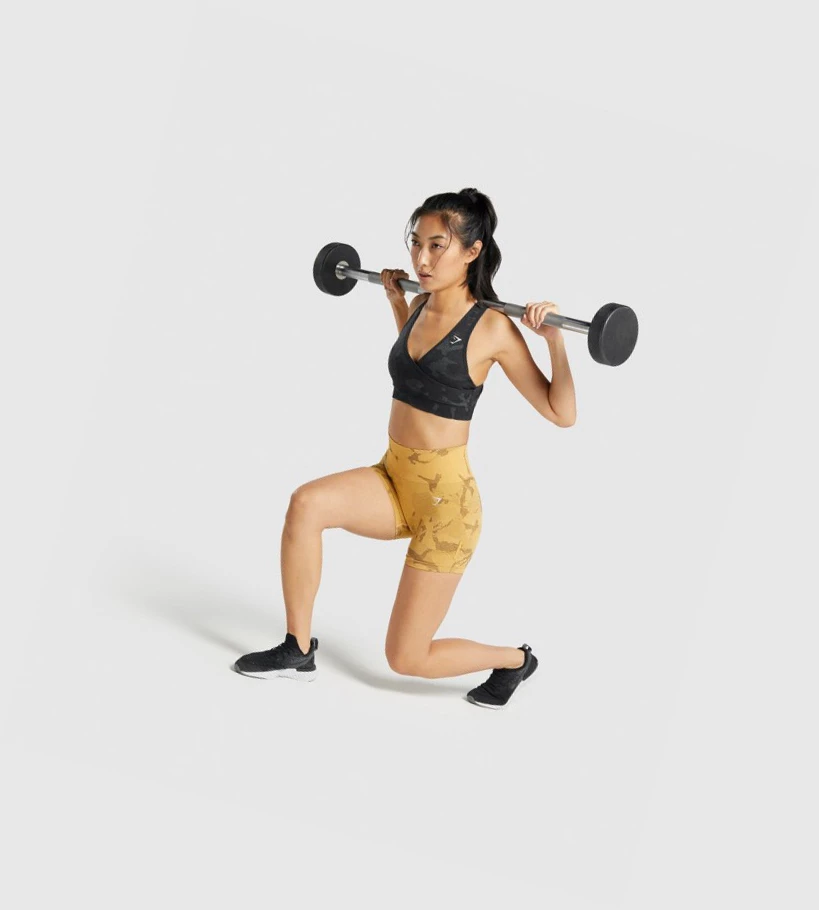 Gymshark Adapt Camo Seamless Naisten Urheiluliivit Mustat | FWXTZB825