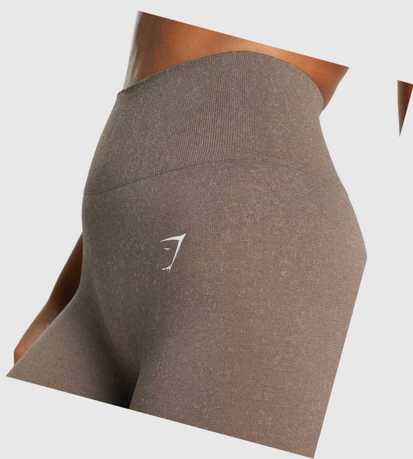 Gymshark Adapt Fleck Seamless High Waisted Naisten Leggingsit Ruskea | CPKSQO856