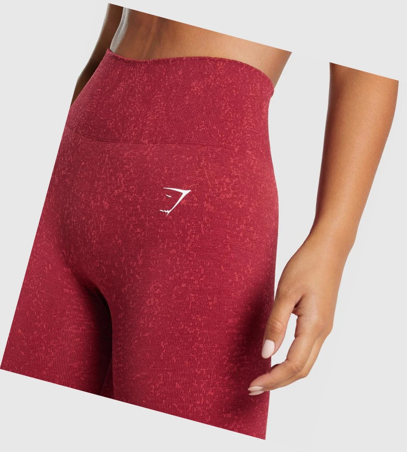 Gymshark Adapt Fleck Seamless High Waisted Naisten Leggingsit Viininpunainen | WVEQBC643