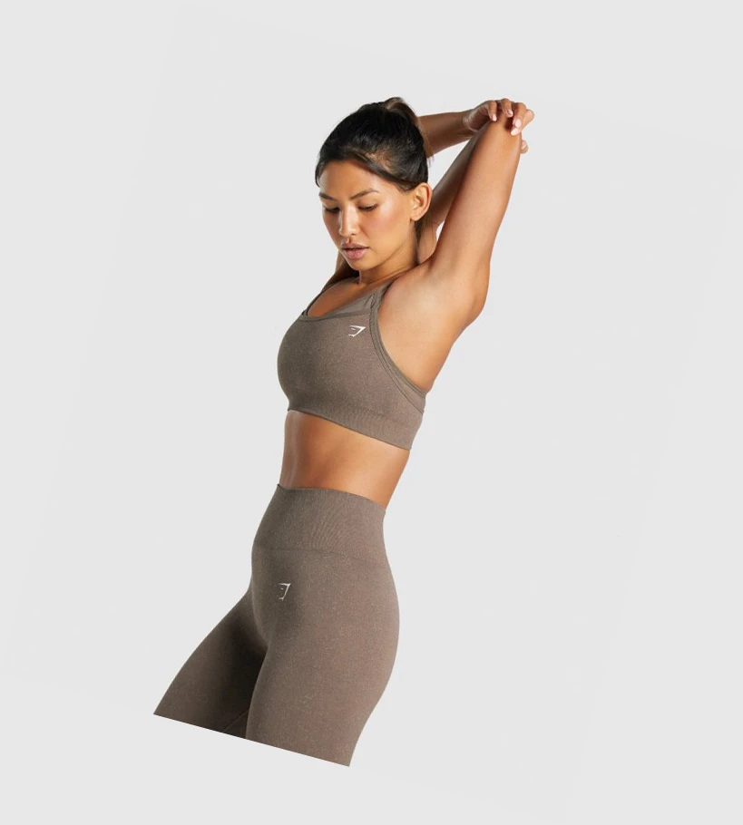 Gymshark Adapt Fleck Seamless Naisten Urheiluliivit Ruskea | EGDLBF092