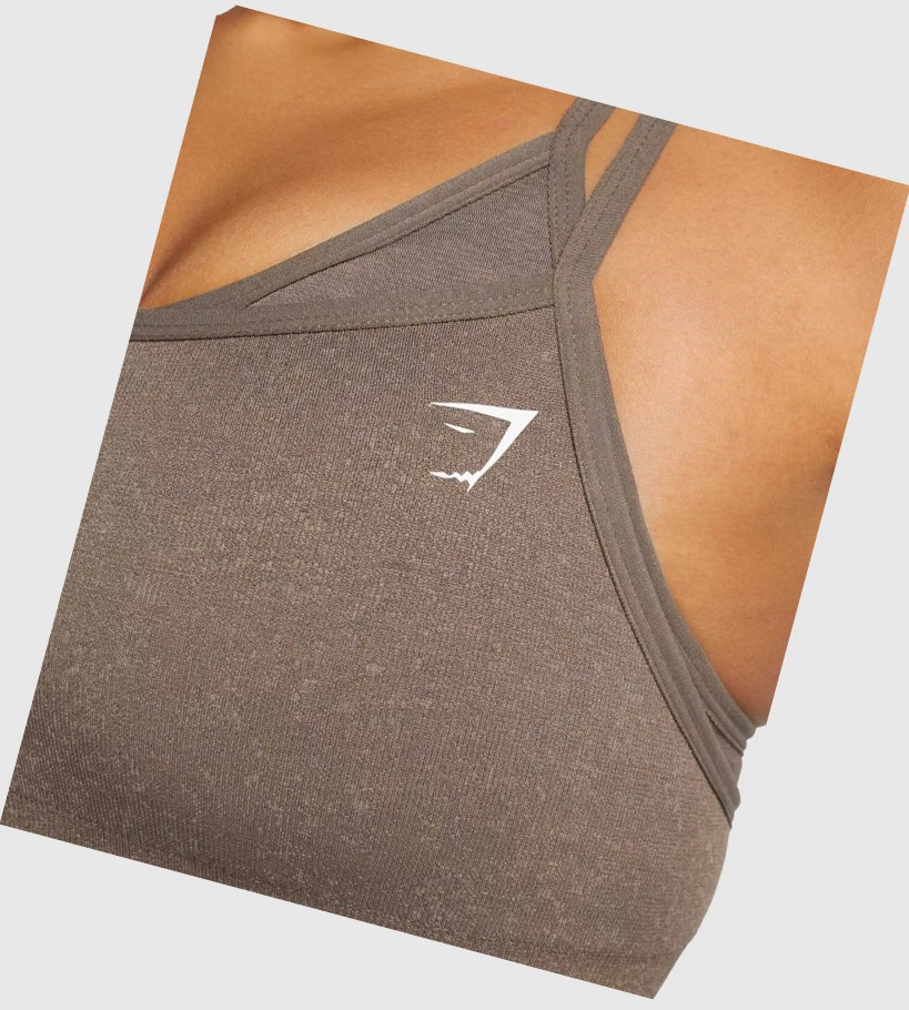 Gymshark Adapt Fleck Seamless Naisten Urheiluliivit Ruskea | EGDLBF092